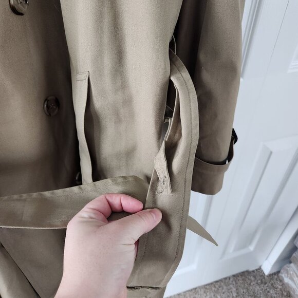 Botany 500 Tan Removable Lining Trench Coat - Picture 11 of 12